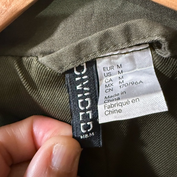 H&M Khaki Women's Jacket - Picture 7 of 8